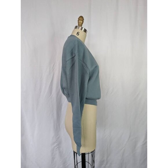 WILD FABLE‎ Cropped Sweatshirt Women's Size Large Blank Streetwear Junior NEW - Picture 2 of 5